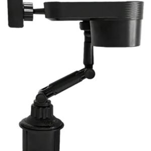 Bandeja Multifuncional para Auto 3 en 1 - Mesa Giratoria, Portavasos y Soporte de Celular