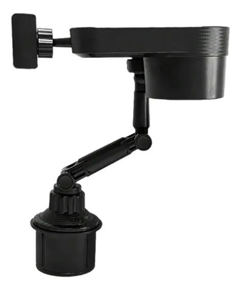 Bandeja Multifuncional para Auto 3 en 1 - Mesa Giratoria, Portavasos y Soporte de Celular