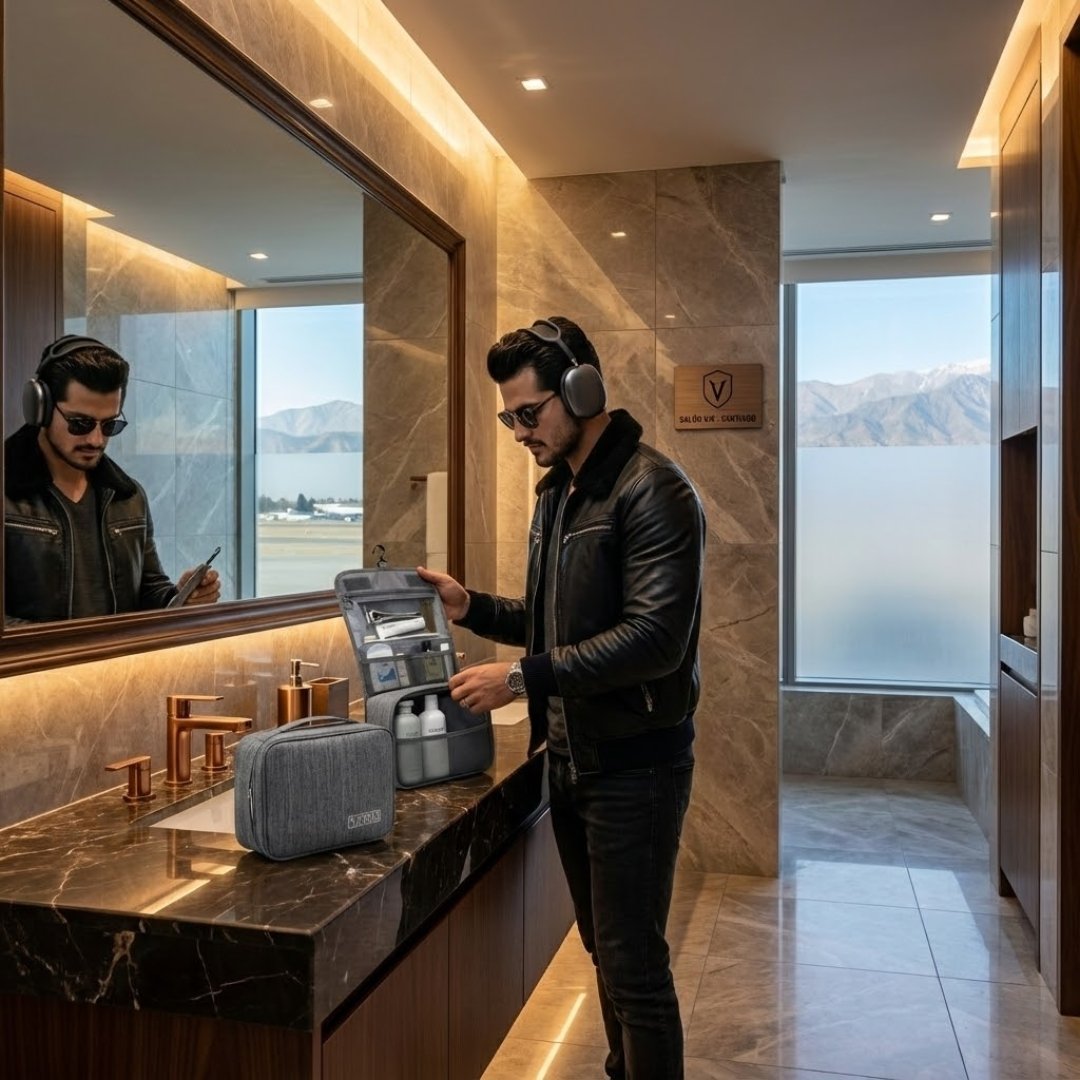 Neceser Colgante Viaje Organizador Impermeable (Tela Oxford Premium) - Imagen 2